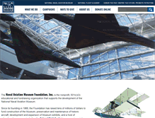 Tablet Screenshot of navalaviationfoundation.org